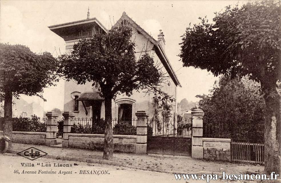 Villa "Les Lisons" - 46, Avenue Fontaine Argent - BESANÇON